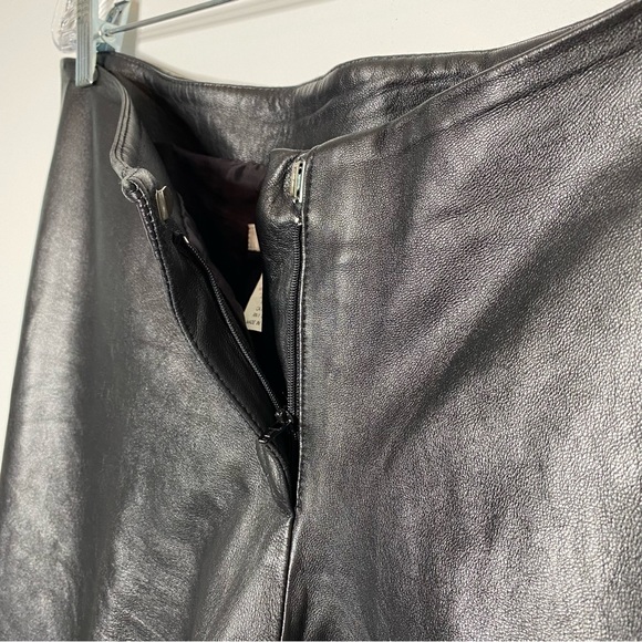 KORS Michael Kors Black Leather Pants - Picture 4 of 15